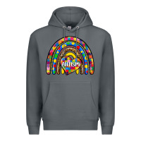 Rock autism rainbow Premium Hoodie - Zillion Design Studio