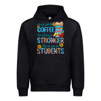 Black may your coffee be always stronger than your stude Urban Hoodie - Zillion Design Studio