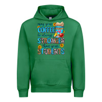 Emerald may your coffee be always stronger than your stude Urban Hoodie - Zillion Design Studio