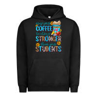 Pigment Black may your coffee be always stronger than your stude Urban Hoodie - Zillion Design Studio