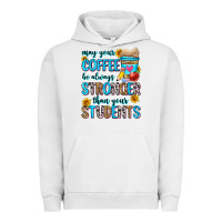 Pigment Lunar Rock may your coffee be always stronger than your stude Urban Hoodie - Zillion Design Studio