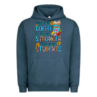 Pigment Midnight Navy may your coffee be always stronger than your stude Urban Hoodie - Zillion Design Studio