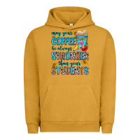 Pigment Peanut Butter may your coffee be always stronger than your stude Urban Hoodie - Zillion Design Studio