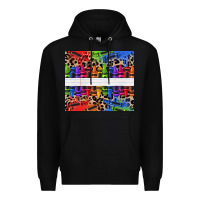 Black Personalized crayons Premium Hoodie - texasbilliewilder