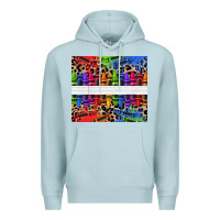 Blue Mist Personalized crayons Premium Hoodie - texasbilliewilder