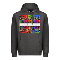 Charcoal Heather Personalized crayons Premium Hoodie - texasbilliewilder