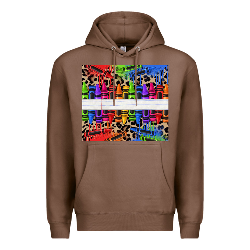 Personalized Crayons Premium Hoodie by texasbilliewilder | Teevron