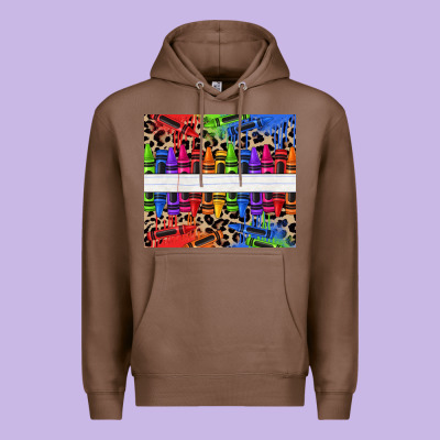Personalized Crayons Premium Hoodie Designed By Texasbilliewilder