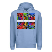 Colony Blue Personalized crayons Premium Hoodie - texasbilliewilder