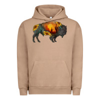 Pigment Burro sunflower bison Urban Hoodie - RanaPortraitStore