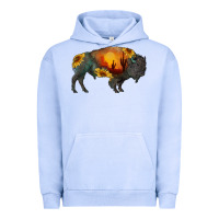 Pigment Grape Ice sunflower bison Urban Hoodie - RanaPortraitStore