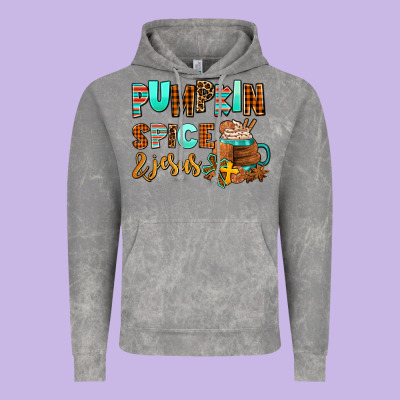Pumpkin Spice And Jesus Vintage Hoodie Designed By Adodesignshop