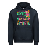 Navy may your coffee be always stronger than your patie Urban Hoodie - Zillion Design Studio