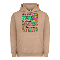 Pigment Burro may your coffee be always stronger than your patie Urban Hoodie - Zillion Design Studio