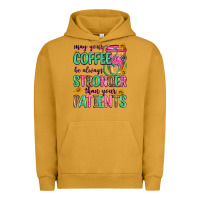 Pigment Peanut Butter may your coffee be always stronger than your patie Urban Hoodie - Zillion Design Studio