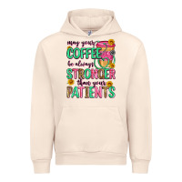 Sandshell may your coffee be always stronger than your patie Urban Hoodie - Zillion Design Studio