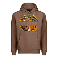 Chestnut Personalized Fall Pumpkin Premium Hoodie - texasbilliewilder