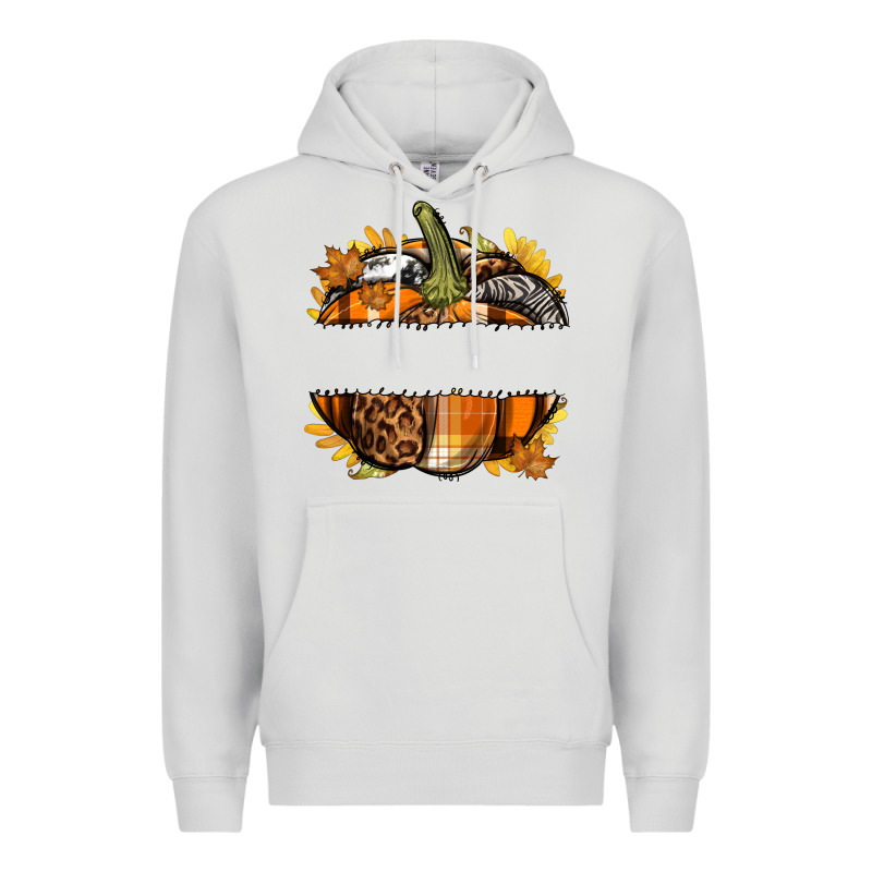 Personalized Fall Pumpkin Premium Hoodie by texasbilliewilder | Teevron