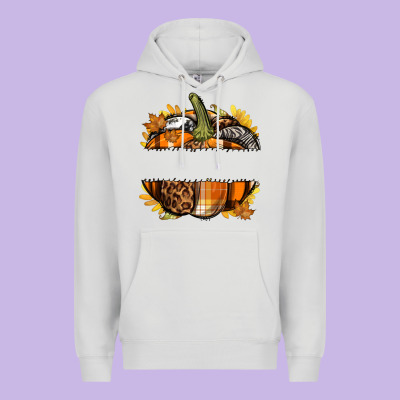 Personalized Fall Pumpkin Premium Hoodie Designed By Texasbilliewilder