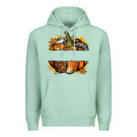 Seafoam Personalized Fall Pumpkin Premium Hoodie - texasbilliewilder