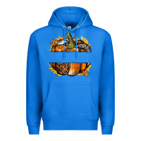 True Royal Personalized Fall Pumpkin Premium Hoodie - texasbilliewilder