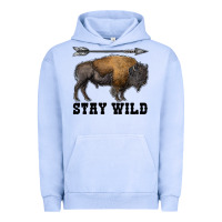 Pigment Grape Ice stay wild bison Urban Hoodie - RanaPortraitStore