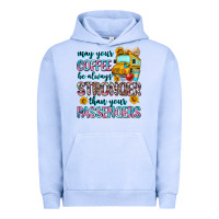 Pigment Grape Ice may your coffee be always stronger than your passe Urban Hoodie - Zillion Design Studio