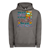 Pigment Tornado may your coffee be always stronger than your passe Urban Hoodie - Zillion Design Studio