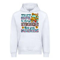 White may your coffee be always stronger than your passe Urban Hoodie - Zillion Design Studio