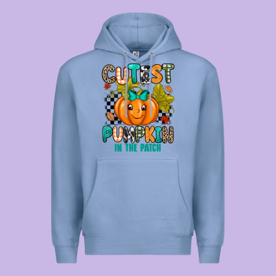Cutest Pumpkin In The Patch Premium Hoodie Designed By Texasbilliewilder