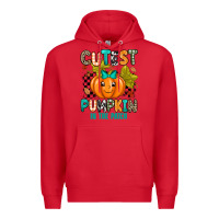 Red Cutest Pumpkin In The Patch Premium Hoodie - texasbilliewilder