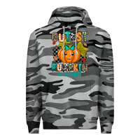 Slate Camo Cutest Pumpkin In The Patch Premium Hoodie - texasbilliewilder