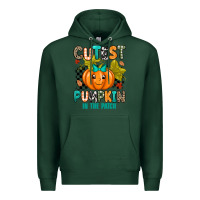 Sports Green Cutest Pumpkin In The Patch Premium Hoodie - texasbilliewilder