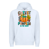 White Cutest Pumpkin In The Patch Premium Hoodie - texasbilliewilder