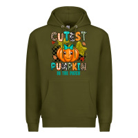Army Green Cutest Pumpkin In The Patch Premium Hoodie - texasbilliewilder