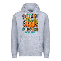 Heather Grey Cutest Pumpkin In The Patch Premium Hoodie - texasbilliewilder