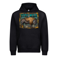 Black stay wild aztec bison Urban Hoodie - RanaPortraitStore
