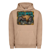 Pigment Burro stay wild aztec bison Urban Hoodie - RanaPortraitStore