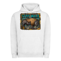 Pigment Lunar Rock stay wild aztec bison Urban Hoodie - RanaPortraitStore