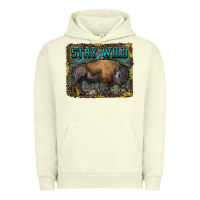 Pigment Pistachio stay wild aztec bison Urban Hoodie - RanaPortraitStore