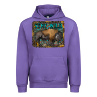 Tulip stay wild aztec bison Urban Hoodie - RanaPortraitStore