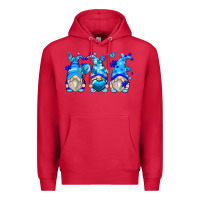 Cardinal autism gnomes Premium Hoodie - Zillion Design Studio