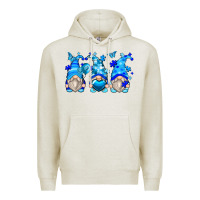 Oatmeal Heather autism gnomes Premium Hoodie - Zillion Design Studio