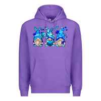 Purple autism gnomes Premium Hoodie - Zillion Design Studio