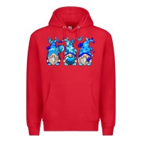 Red autism gnomes Premium Hoodie - Zillion Design Studio