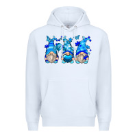 White autism gnomes Premium Hoodie - Zillion Design Studio