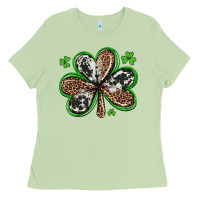 Matcha western st patricks day shamrocks Ladies Tee - Artiststas