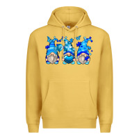 Antique Gold autism gnomes Premium Hoodie - Zillion Design Studio