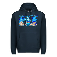 Navy autism gnomes Premium Hoodie - Zillion Design Studio