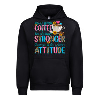 Black may your coffee be always stronger than your daugh Urban Hoodie - Zillion Design Studio